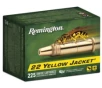 Remington 22 Yellow Jacket  22 Long Rifle 33 Grain Truncated Cone Hollow Point Brass Cased Rimfire Ammo 225 Rounds 21233