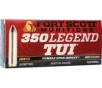 Fort Scott Munitions  350 Legend 125 Grain Tumble Upon Impact Brass Rifle Ammunition 20 Round 350-125-SCV