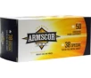 Armscor Precision Inc USA  38 Special 158 Grain Full Metal Jacket Brass Cased Pistol Ammo 50 Rounds FAC38-17N-50RD