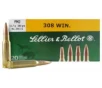 Sellier   Bellot 308 Winchester 180 Grain Full Metal Jacket Rifle Ammo 20 Rounds SB308B