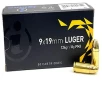 Igman 9mm Luger 124 Grain Full Metal Jacket Brass Centerfire Pistol Ammo 50 Rounds IGMAN9mmb