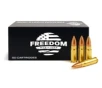 Freedom Munitions  300 AAC Blackout 150 Grain Full Metal Jacket Brass Rifle Ammo 50 Rounds FM300F150N50
