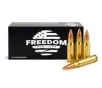 Freedom Munitions  308 Winchester 147 Grain Full Metal Jacket Brass Rifle Ammo 20 Rounds FM308F147N20