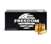 Freedom Munitions 9mm Luger 115 Grain Hollow Point Brass Pistol Ammo 50 Rounds FM9H115N50