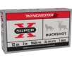Winchester Super-X Shotshell 12 Gauge 24 Pellets 3in Centerfire Shotgun Buckshot Ammo 5 Rounds XB1231