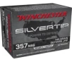 Winchester Super-X Handgun  357 Magnum 145 grain Silvertip Jacketed Hollow Point Centerfire Pistol Ammo 20 Rounds W357ST