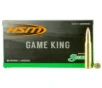HSM Ammunition Game King  25-06 Remington 117 Grain Spitzer Boat Tail Brass Cased Rifle Ammo 20 Rounds 25069N