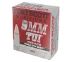 Fort Scott Munitions 9mm 115 Grain Tumble Upon Impact Nickel Pistol Ammunition 20 Round 9MM-115-SCVNIC