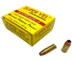 Super Vel Ammunition 38 Super Auto  P 115 Grain Solid Copper Hollow Point Brass Pistol Ammunition 20 Round 38SPR11520