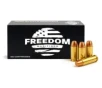 Freedom Munitions 357 Magnum 158 Grain Flat Point Brass Pistol Ammo 250 Rounds FM357F158N250