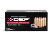 Freedom Munitions X-DEF Defense  45 ACP 230 Grain Hollow Point Brass Pistol Ammo 50 Rounds FMX45XD230N50