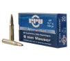 PPU Metric Rifle 8mm Mauser 196 Grain Soft Point Brass Cased Rifle Ammo 20 Rounds PP8S
