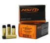 HSM Subsonic 44 Rem Mag 400 Grain Hard Cast Lead Brass Cased Pistol Ammo 20 Rounds A44M19N