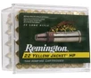 Remington 22 Yellow Jacket  22 Long Rifle 33 Grain Truncated Cone Hollow Point Brass Rimfire Ammo 100 Rounds 21280