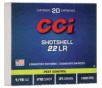CCI Ammunition Shotshell Pest Control  22 Long Rifle 31 Grain Shotshell Rimfire Ammo 20 Rounds 39