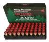 Piney Mountain Ammunition PMSN45ACR Red Tracer Non Corrosive 45 ACP 225 gr Full Metal Jacket FMJ 20 Per Box  10 Cs PMSN45ACR