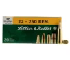 Sellier   Bellot 22-250 Remington 55 Grain Soft Point Rifle Ammo 20 Rounds SB22250B