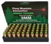 Piney Mountain Ammunition PMSN9MMG Green Tracer Non Corrosive 9mm Luger 119 Gr Full Metal Jacket FMJ 20 Per Box  10 Cs PMSN9MMG