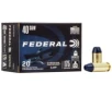 Federal Premium Syntech Defense  40 S W 175 Grain Segmented Jacketed Hollow Point Brass Pistol Ammo 20 Rounds S40SJT1