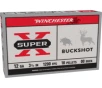 Winchester Super-X Shotshell 12 Gauge 18 Pellets 3 5in Centerfire Shotgun Buckshot Ammo 5 Rounds XB12L00