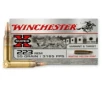 Winchester Super X  223 Remington 55 Grain Boat Tail Hollow Point BTHP Brass Cased Centerfire Rifle Ammo 20 Rounds W223HP55