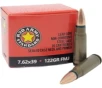 Red Army Standard 7 62x39mm 122 Grain Full Metal Jacket Steel Cased Rifle Ammunition 20 Rounds AM3420