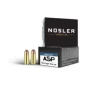 Nosler ASP 9mm 124 Grain Jacketed Hollow Point Brass Cased Cased Pistol Ammo 50 Rounds 51054