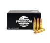 Freedom Munitions  300 Blackout 150 Grain Full Metal Jacket Brass Rifle Ammo 250 Rounds FM300F150N250