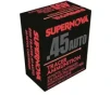 Supernova  45 ACP 225 Grain Full Metal Jacket Red Tracer Brass Cased Pistol Ammunition 20 Rounds PMSN45AC-R