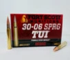 Fort Scott Munitions 30-06 Springfield Ammunition FSM3006168SCV 168 Grain Solid Copper Spun TUI 20 Rounds