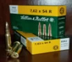 Sellier   Bellot 7 62x54R Ammunition Rifle Training SB76254RA 180 Grain Full Metal Jacket 20 Rounds
