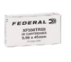 Federal 5 56x45mm Ammunition XF556TR55 55 Grain Open Tip Match 20 Rounds