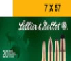 Sellier   Bellot 7X57mm Mauser Ammunition SB757B 140 Grain Soft Point 20 Rounds
