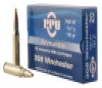 Prvi PPU 308 Win Ammunition PP3082 165 Grain Pointed Soft Point Boat Tail 20 Rounds