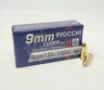 Fiocchi 9mm Ammunition Shooting Dynamics 9AP 115 Grain Full Metal Jacket Case of 1 000 Rounds