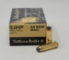 Sellier   Bellot 44 Rem Mag Ammunition SB44C 240 Grain Semi Jacketed Hollow Point 50 Rounds