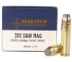 Magtech 500 Smith Wesson Magnum Ammunition MT500A 400 Grain Semi-Jacketed Soft Point 20 rounds