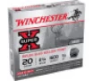 Winchester 20 Gauge Ammunition Super-X X20RSM5 2-3 4  Rifled Slug 3 4oz 1600fps 5 Rounds