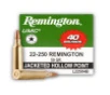Remington 22-250 L22504B 50 gr JHP 40 rounds