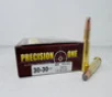 Precision One 30-30 Winchester Ammunition PONE1607 170 Grain Flat Point Soft Point 20 Rounds