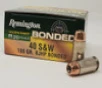 Remington Golden Saber Bonded 40 S W R29365 180 Grain Jacketed Hollow Point 20 Rounds