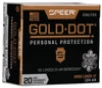 CCI 9mm  P Ammunition Speer Gold Dot 23617GD 124 Grain Gold Dot Hollow Point 20 Rounds