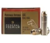 Federal 44 Magnum Ammunition Hydra-Shok P44HS1 240 Grain Jacketed Hollow Point 20 rounds