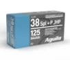 Aguila 38 Special  P Ammunition 1E382527 125 Grain Jacketed Hollow Point 50 Rounds