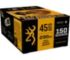 Browning 45 Auto Ammunition Training   Practice B191800455 230 Grain Full Metal Jacket 150 Rounds