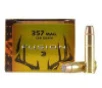 Federal 357 Magnum Ammunition Fusion F357FS1 158 Grain Fusion Soft Point 20 Rounds