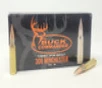Fort Scott Munitions 308 Win Ammunition Buck Commander FSM308165SCV2BC 165 Grain Solid Copper Spun TUI 20 Rounds