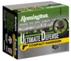 Remington 45 ACP Ammunition Ultimate Defense Compact CHD45APBN 230 Grain Brass Jacket Hollow Point 20 Rounds