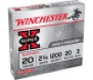 Winchester 20 Gauge Super-X XB203 2-3 4  Buffered  3 Buckshot 20 Pellets 1200fps 5 rounds