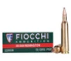Fiocchi 22-250 Remington Ammunition FI22250B 55 Grain Pointed Soft Point 20 Rounds